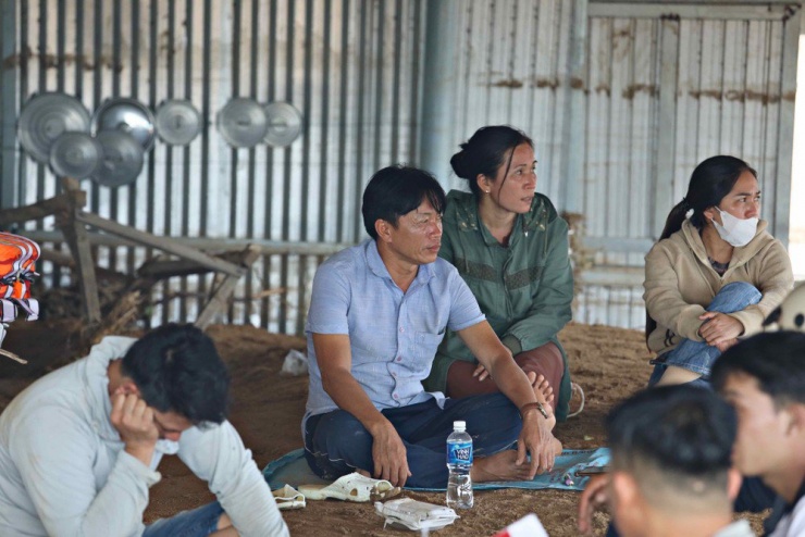 “Lũ từ đỉnh núi Tân Lai đổ xuống quá khủng khiếp. Trong vòng 25 phút nhà cửa bị cát đất vùi lấp dưới nền hơn 1 m, đàn dê bị chết hàng chục con. Bây giờ trắng tay rồi” - anh Nguyễn Hữu Hào buồn bã tâm sự.