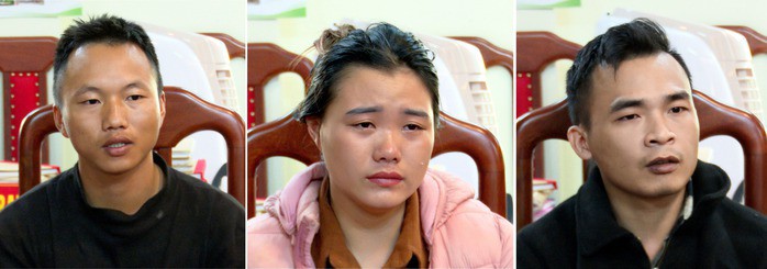 Ba đối tượng trong chuyên án bị bắt giữ tại Việt Nam. Ảnh: Công an cung cấp