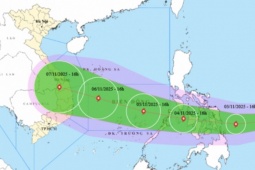 Bão Kalmaegi ngày càng mạnh thêm, khi vào Biển Đông có thể giật tới cấp 16-17