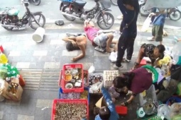 Thợ sơn rơi từ tầng cao trúng người đi đường ở trung tâm TP.HCM