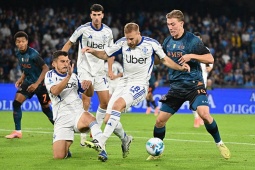 Video bóng đá Napoli - Como: Thoát thua với quả penalty (Serie A)