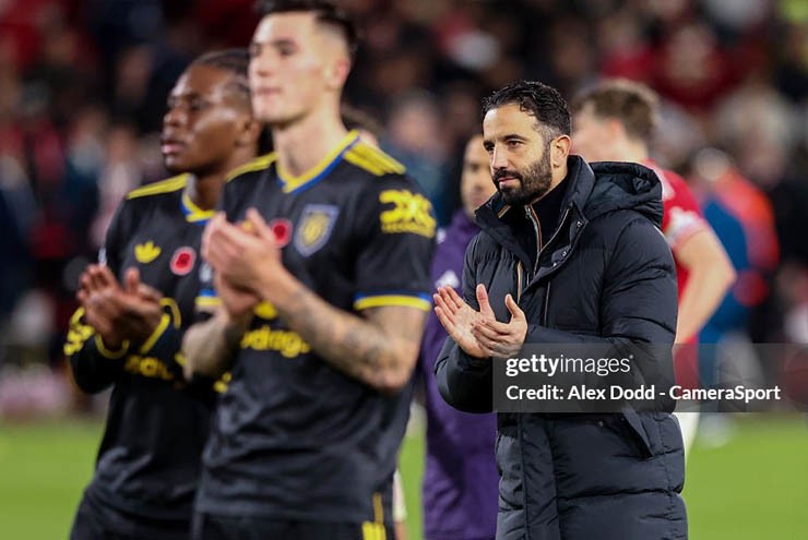 HLV Amorim không lo lắng dù MU đứt chuỗi thắng