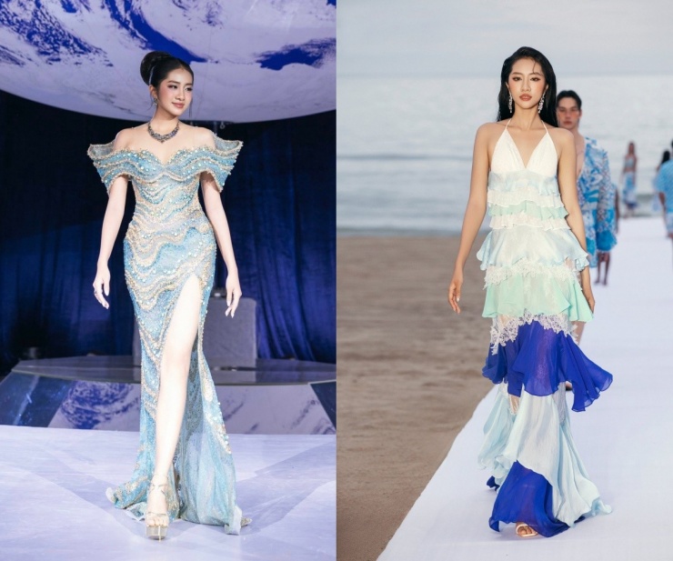 Hà Trúc Linh trở thành "nàng thơ" của nhiều nhà mốt, xuất hiện ở vị trí mở màn hoặc vedette của show. Cô cho biết làm người mẫu giúp cô trau dồi thêm kỹ năng catwalk, tạo dáng trước ống kính.