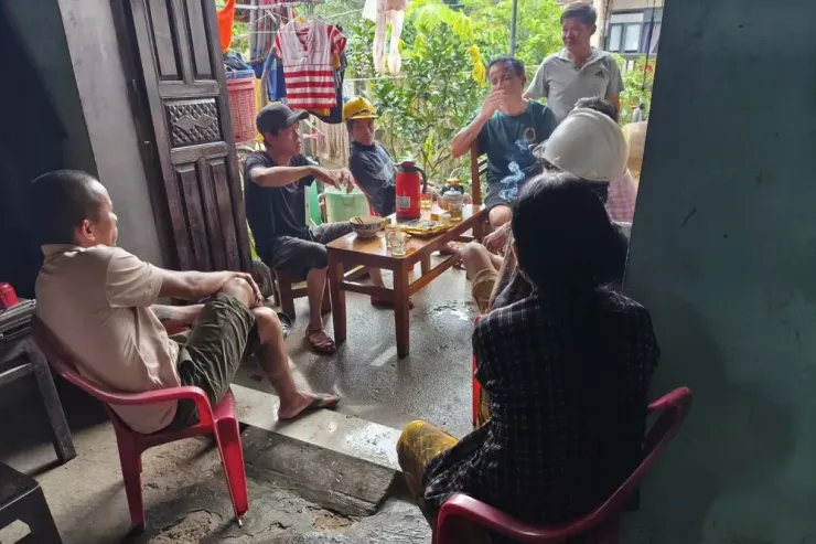 Ông Bình tốt dạ, luôn được bà con, hàng xóm quý mến.