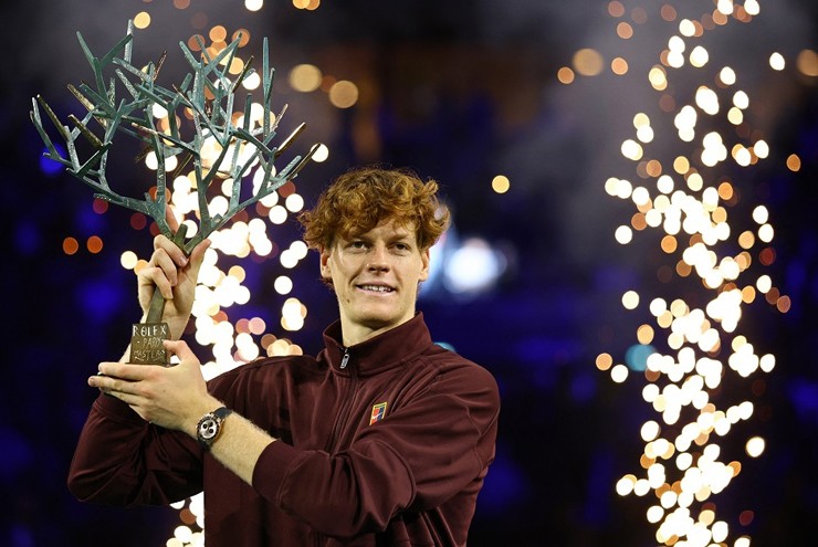Sinner vô địch Paris Masters trở lại số 1 thế giới, tự tin chinh phục ATP Finals