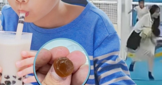 Bé trai tử vong vì vừa chơi đùa vừa uống trà sữa