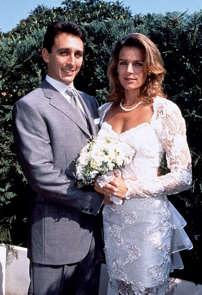 Ducruet và Công chúa Stéphanie kết hôn năm 1995. Ảnh: Sipa