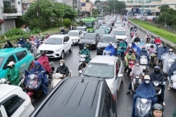 Ngày đầu cấm xe để sửa chữa cầu Long Biên: Ùn tắc kéo dài khắp cửa ngõ Hà Nội