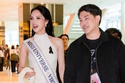 Thời trang - Hoa hậu Hương Giang được săn đón như ngôi sao ở Miss Universe 2025