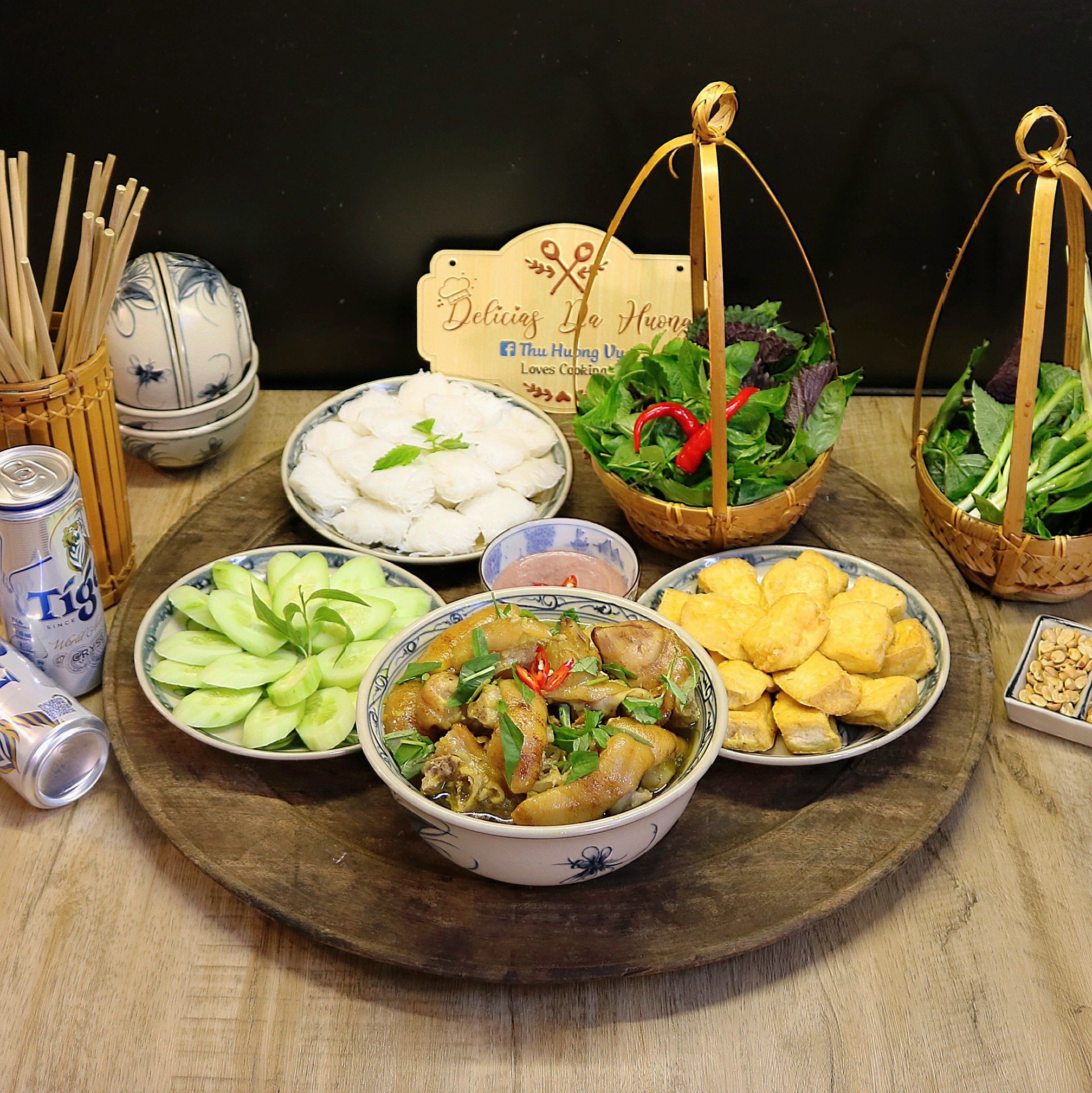 Giả cầy - Đậu phụ rán