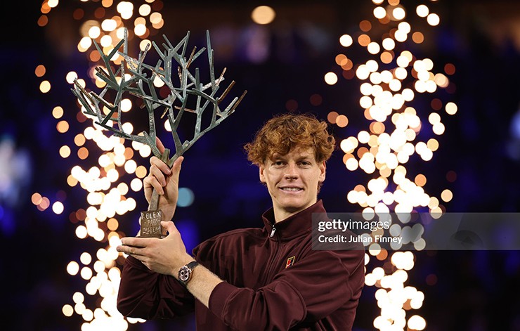 Sinner đăng quang Paris Masters nhưng vẫn “tay trắng” ở quỹ thưởng