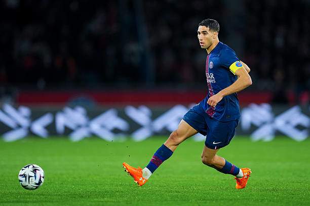 Hakimi đang có phong độ ấn tượng ở Cúp C1 cho PSG