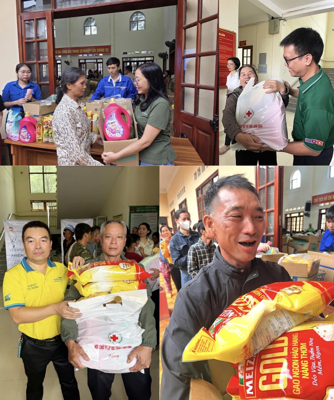 Một số hình ảnh trao tặng tại địa phương trong chương trình “Hướng về đồng bào miền Bắc”