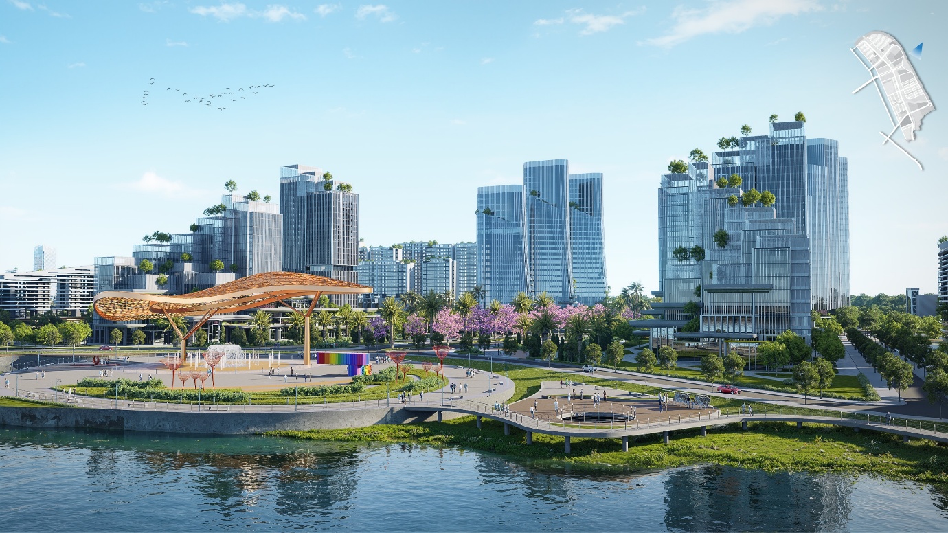 Không gian sinh thái tại Khu đô thị du lịch Đại Phước