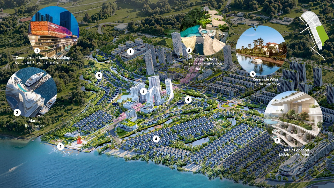 Khu đô thị du lịch Đại Phước được quy hoạch bài bản, đồng bộ