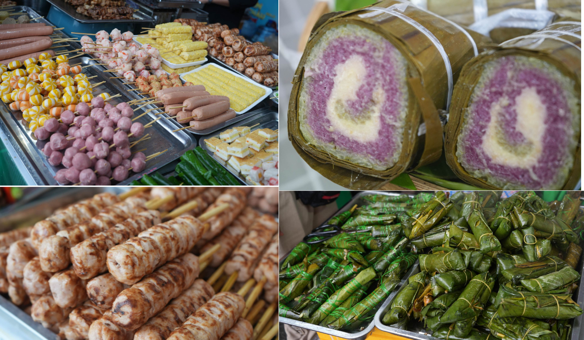 Từ Bắc tới Nam, với nhiều loại bánh trái, đồ ăn vặt hấp dẫn
