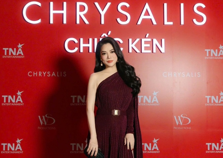 Trương Ngọc Ánh tại sự kiện ra mắt phim "Chiếc kén" hồi tháng 4/2025 ở TPHCM. Ảnh: FBNV