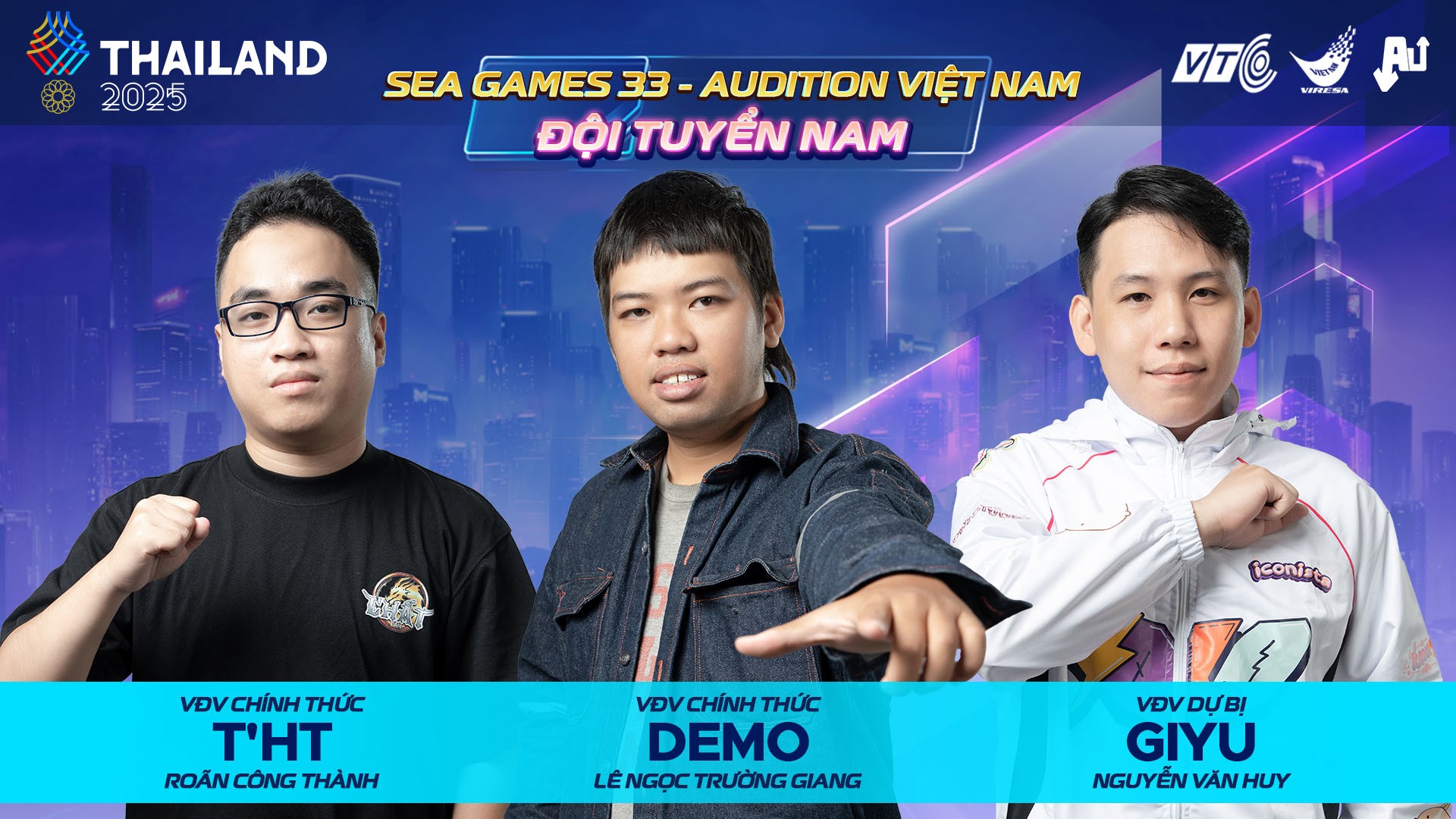 Thông tin cập nhật về thi đấu Audition tại SEA Games 33 - 3