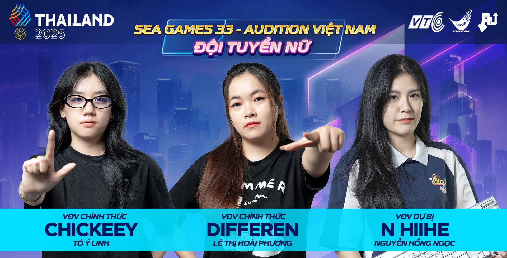 Thông tin cập nhật về thi đấu Audition tại SEA Games 33 - 2