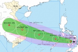 Tin tức trong ngày - Bão Kalmaegi giật cấp 16, di chuyển rất nhanh, dự báo các tỉnh thành sẽ bị ảnh hưởng