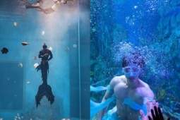 GenZ kiếm hàng chục triệu/tháng nhờ làm “chàng tiên cá”