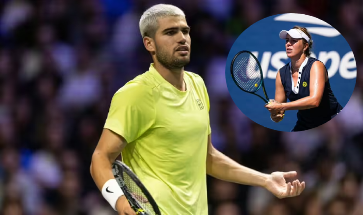 Trong lần tiếp xúc đầu tiên, Pavlyuchenkova tỏ ra khó chịu với nụ cười hiền lành của Alcaraz