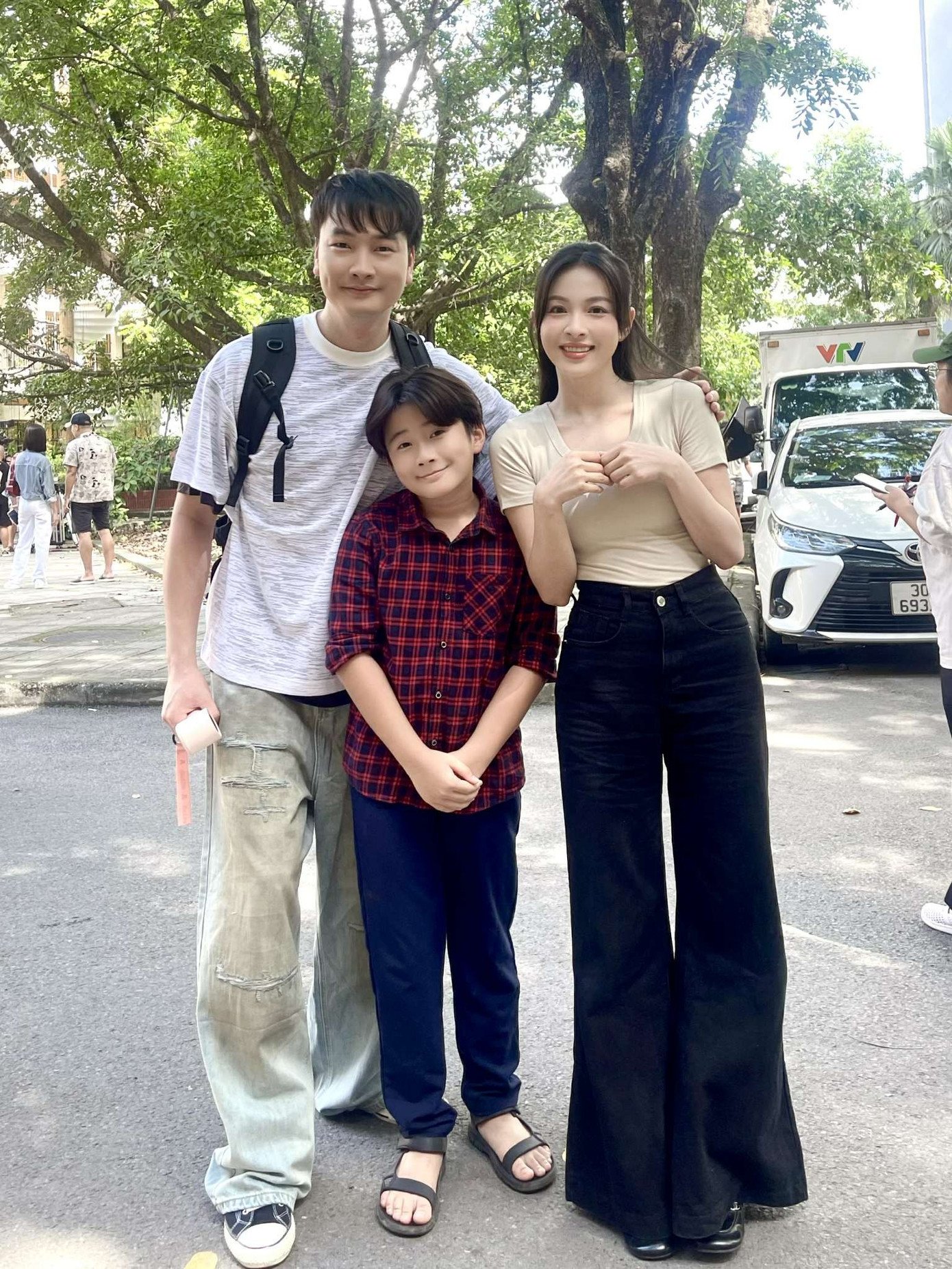 Nhân vật Nga là vai diễn truyền hình đầu tay của Ngọc Trâm.