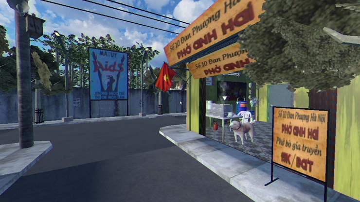 Bối cảnh đậm chất Việt Nam trong game.