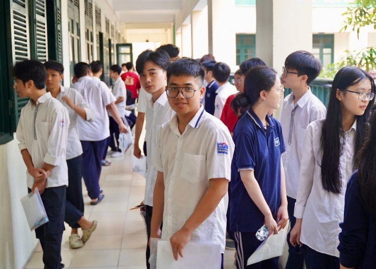 Thí sinh dự thi tốt nghiệp THPT năm 2025. Ảnh: ĐỨC NGUYỄN