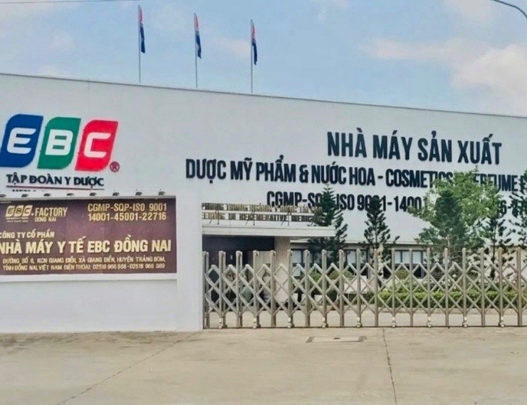 Công ty Cổ phần Nhà máy y tế EBC Đồng Nai. Ảnh: VŨ HỘI.