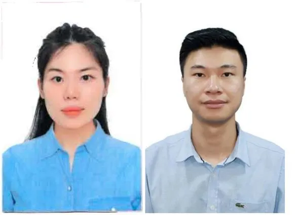 TS Nguyễn Hà Thanh và TS Đỗ Quang Lộc cùng sinh năm 1992. Ảnh: Hồ sơ ứng viên