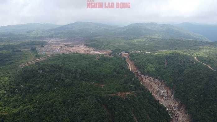 Toàn cảnh dự án kèm hồ chứa nước trên núi Tân Lai