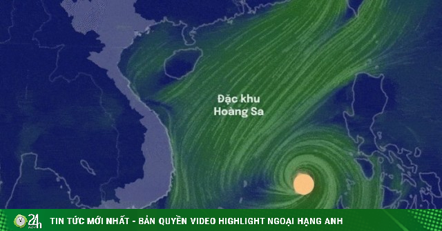 Bản đồ bão Kalmaegi