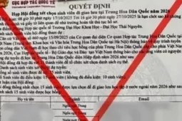 Lừa đảo thông tin học bổng du học 'Trung Hoa Dân quốc'