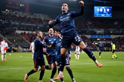 Video bóng đá Slavia Prague - Arsenal: Cú đúp "siêu dự bị" (Cúp C1)