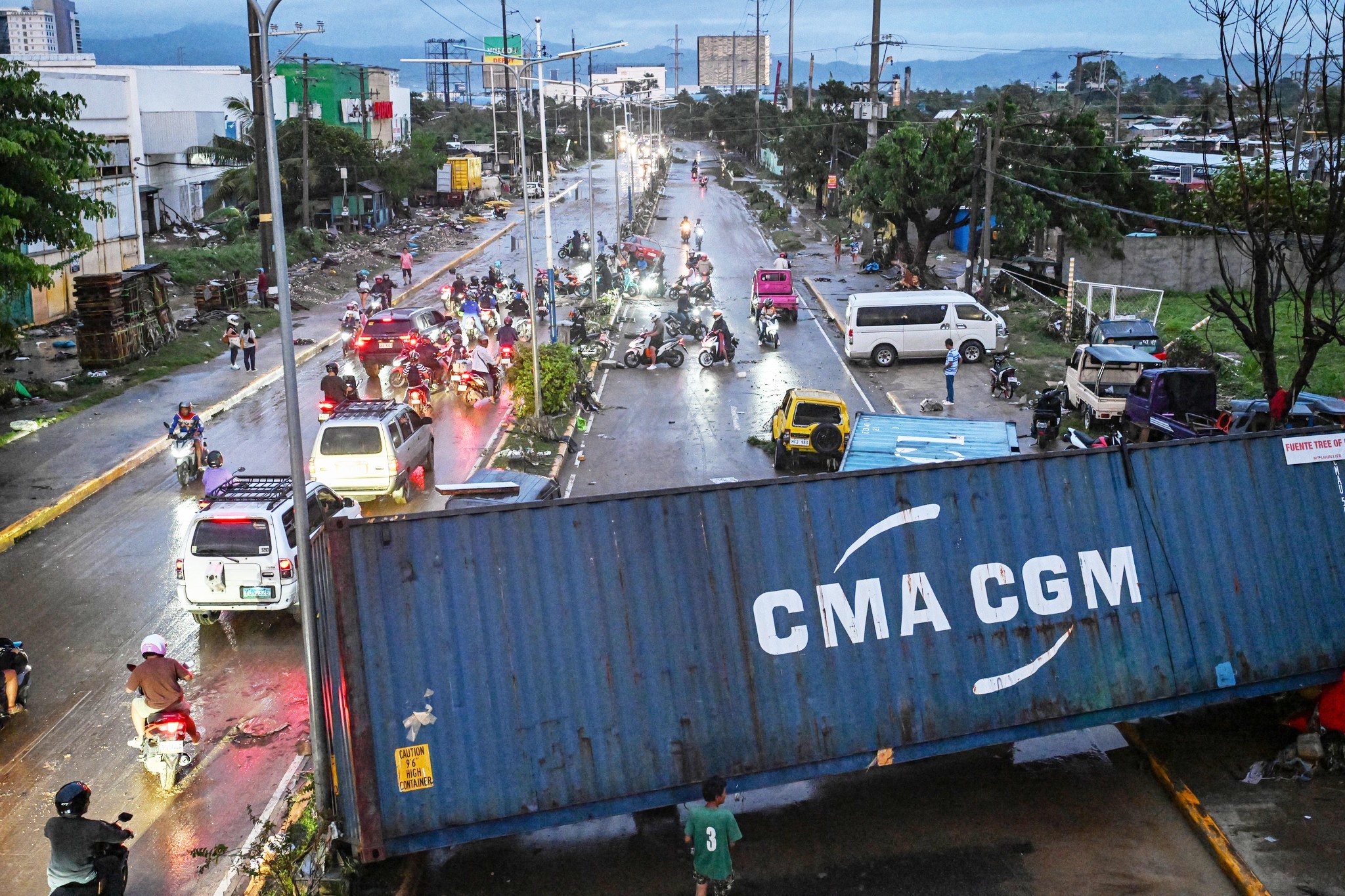 Thiệt hại ở Philippines do bão Kalmaegi. Ảnh: AFP