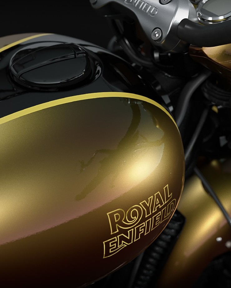 Ra mắt xế nổ Royal Enfield Classic 650 bản kỷ niệm màu vàng đỏ tuyệt đẹp - 4