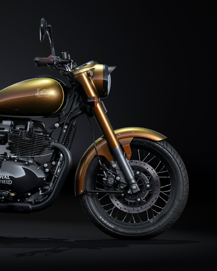 Ra mắt xế nổ Royal Enfield Classic 650 bản kỷ niệm màu vàng đỏ tuyệt đẹp - 1