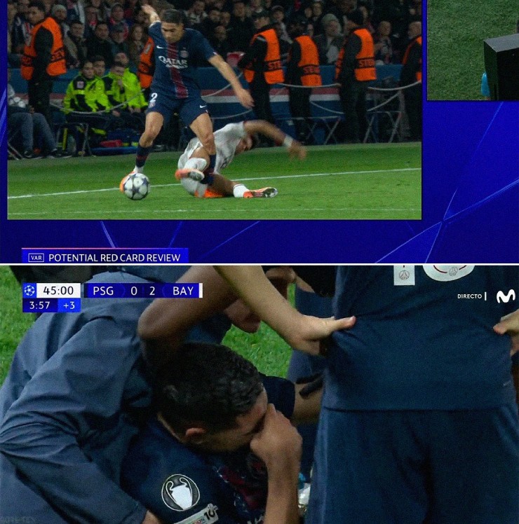 Khoảnh khắc kinh hoàng của Hakimi