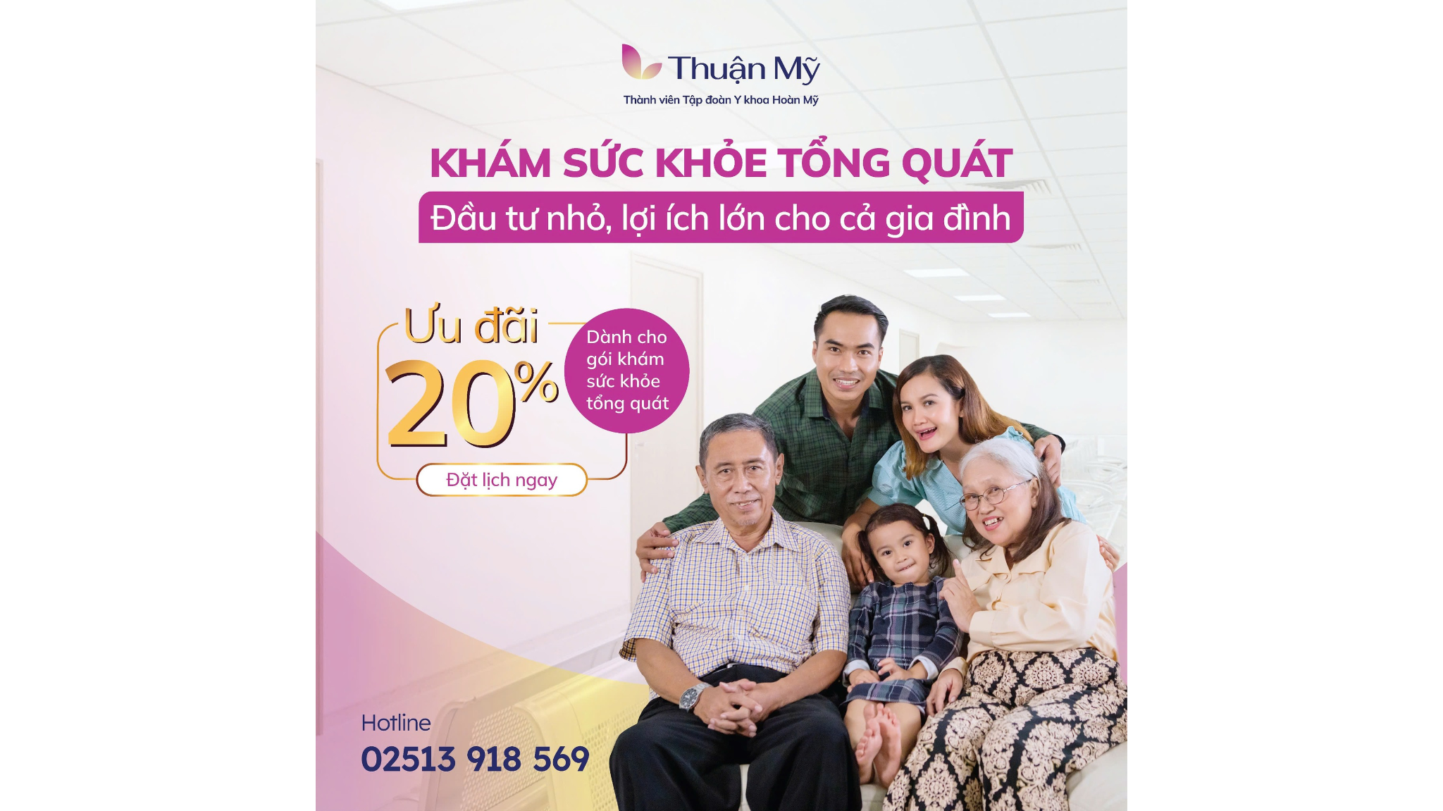 Chương trình ưu đãi đặc biệt cho các gói khám sức khỏe tổng quát tại Bệnh viện Thuận Mỹ ITO Đồng Nai. Ảnh: BVCC