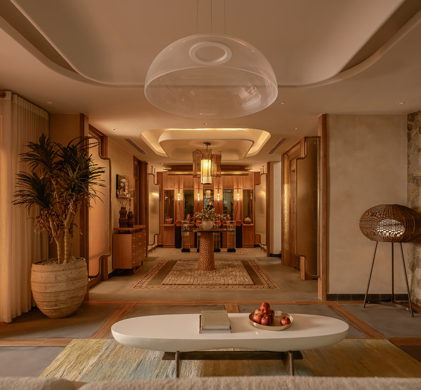 Ảnh thực tế tầng trải nghiệm biệt thự đơn lập rẻ quạt tại Retreat Forest