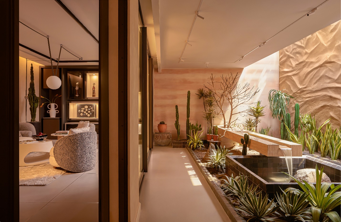 Ảnh thực tế tầng trải nghiệm biệt thự song lập tại Retreat Forest