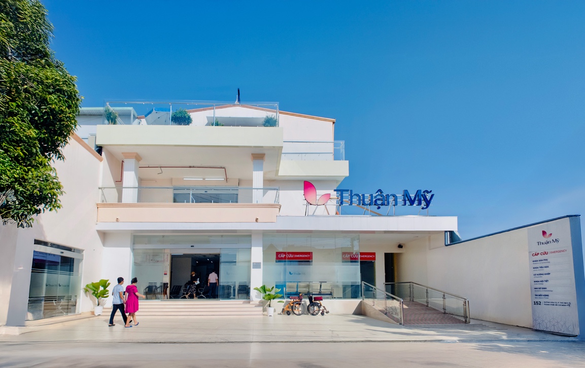 Bệnh viện Thuận Mỹ TDM tại P. Thủ Dầu Một, TP. HCM. Ảnh: BVCC