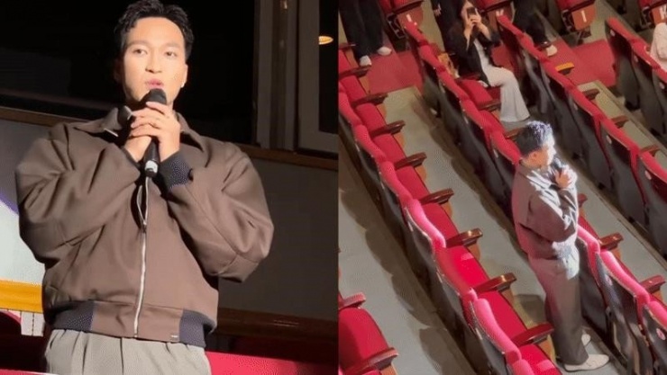 Diễn viên Lâm Thanh Nhã nghẹn ngào vì fan meeting ở Hà Nội bán không hết vé, còn nhiều ghế trống.