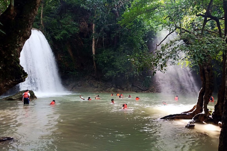 Thác Erawan, Kanchanaburi