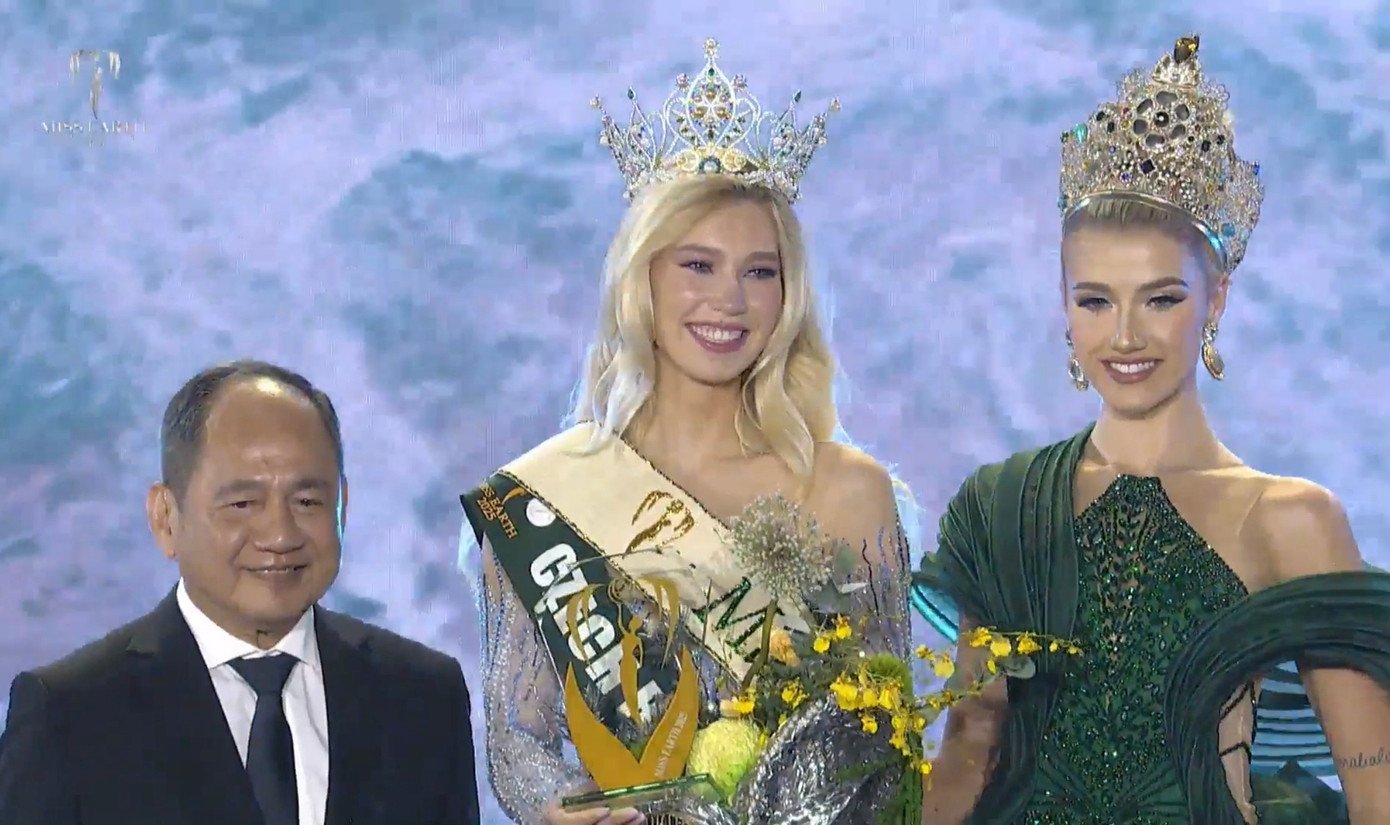Đại diện Cộng hòa Czech - Natálie Puškinová đăng quang Hoa hậu Trái Đất 2025.