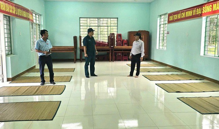 Phường Sa Huỳnh chuẩn bị chỗ ở cho người dân sơ tán