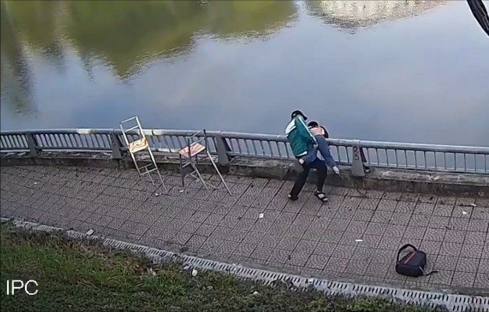 Hiện trường nơi xảy ra vụ việc.