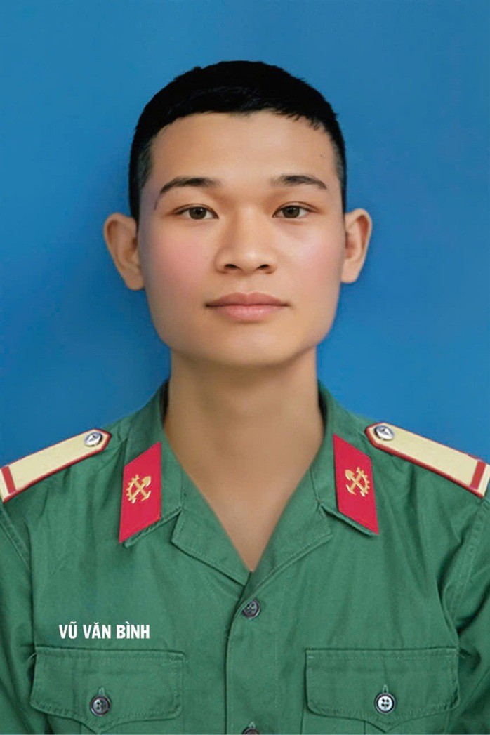 Hạ sĩ Vũ Văn Bình hy sinh trong khi làm nhiệm vụ