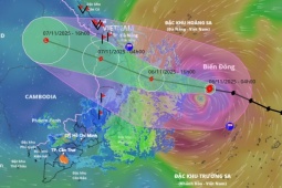 Bão di chuyển quá nhanh, đêm nay đỉnh điểm mưa to gió lớn